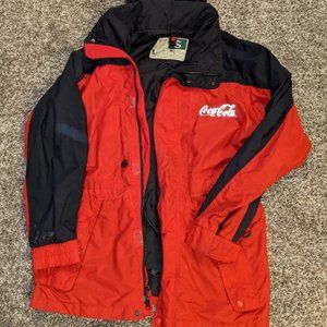 Vintage Coca-Cola Rain Jacket